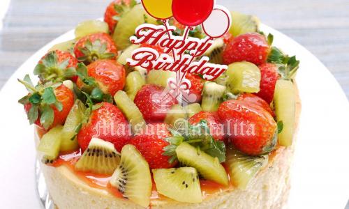 Mix Fruit Birthday Cake